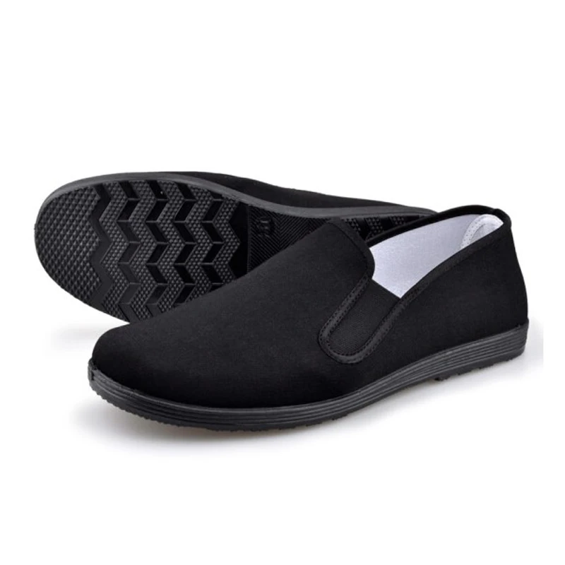 Martial Arts Shoes TaoBo Old Beijing Traditional Chinese Black Cloth Shoes Size 35-45 Kung Fu Cotton Tai-chi Martial Art Training Sneakers martial arts shoes