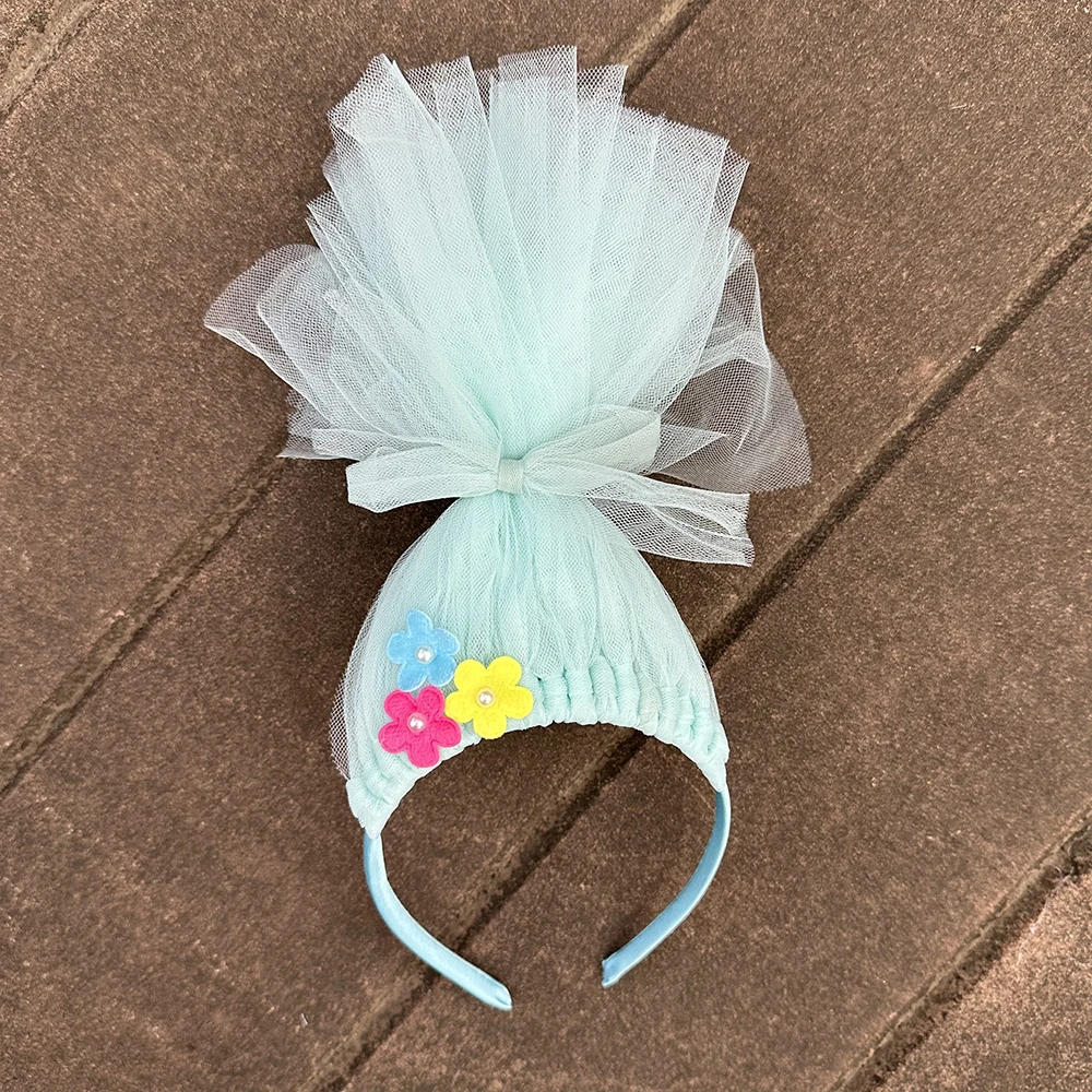 Neues Halloween Magic Elf Cosplay Stirnband Prinzessin Poppy Trolls Haarreif Performance Geburtstagsparty Haaraccessoires – Detail 8
