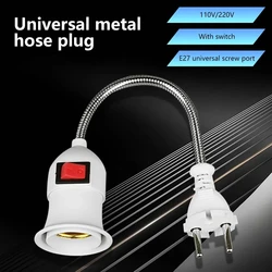 Swivel Lamp with E27 Screw Holder and Flexible Hose with Switch (EU Plug Round)