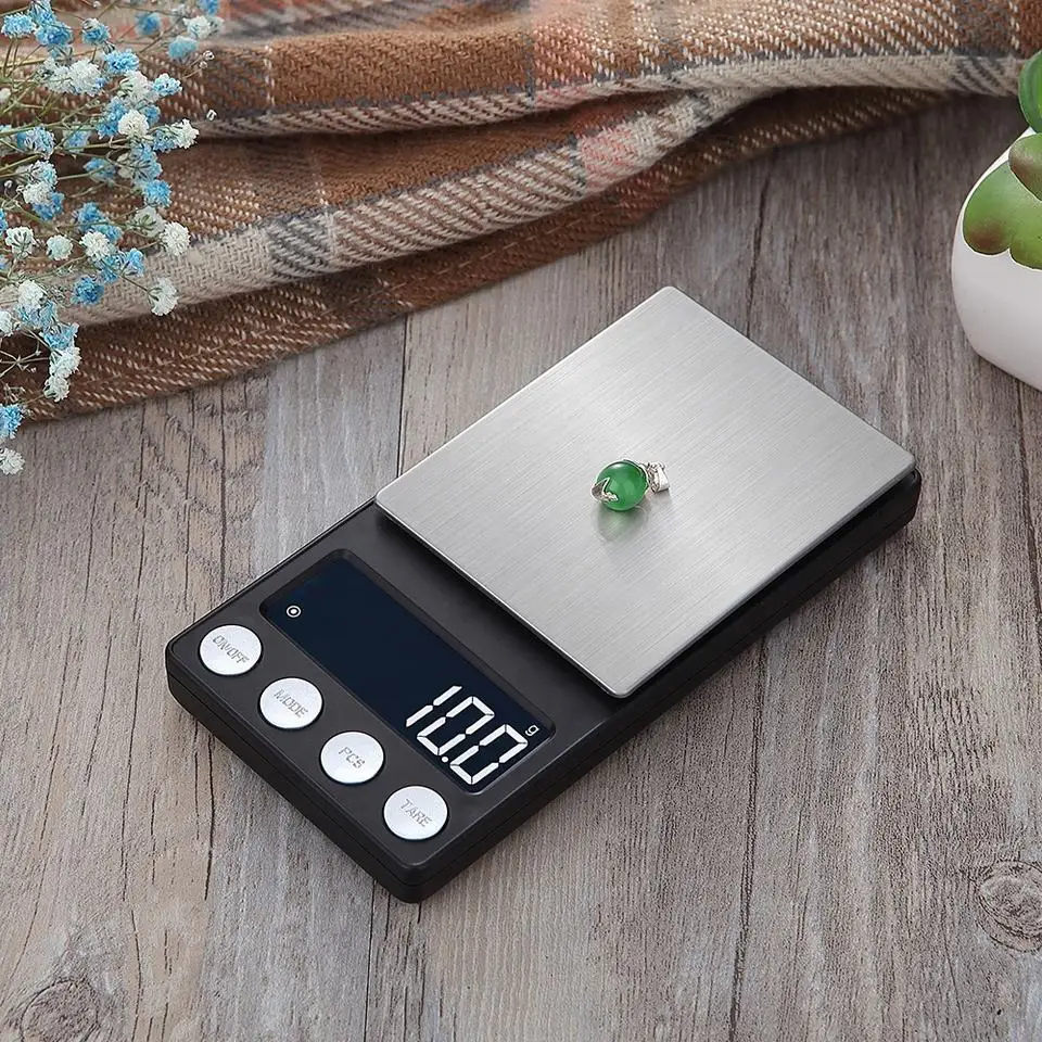 휴대용 디지털 밀리그램 저울, 0.01g 정밀 LCD, 금/다이아몬드 계량 저울, 스테인리스 스틸 포켓 미니 저울