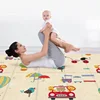 Activities mat for baby Outdoor Camping Mat Foldable Play Mat Double-Sided Cartoon Pattern Waterproof Carpet Easy to Carry 3