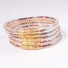 1PC Colourful Crystal Bangles Rhinestone Silicone Glitter Jelly Bangles Bracelet for Women Waterproof Beach Party Bracelet 1