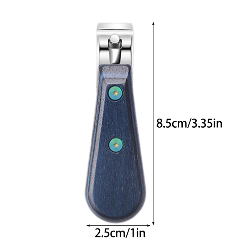 Y1UF Stainless Steel Nail Clippers Straight Nail Clippers Finger Nail and Toenail Cutter for Acrylic Nail Groomings Manicures 6