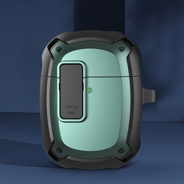Shockproof Wireless Earphone Case with Security Lock