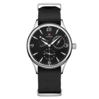 Nouveau 1963 40mm hommes pilote automatique montre mécanique mouette ST17 saphir cristal étanche rétro Style 4