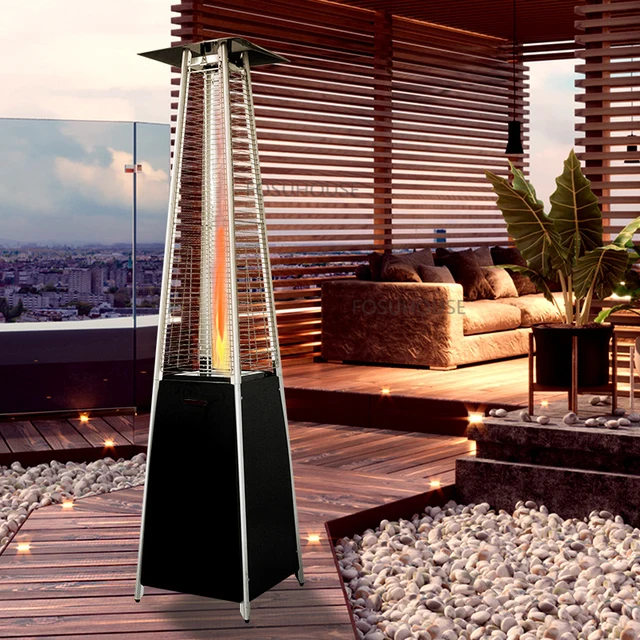 Északi Mechanikus Fűtőberendezések Kerti Ellátáshoz Kültéri Földgázfűtésű Kereskedelmi Étterem Táj Torony Fűtési Kályhák - Image 4