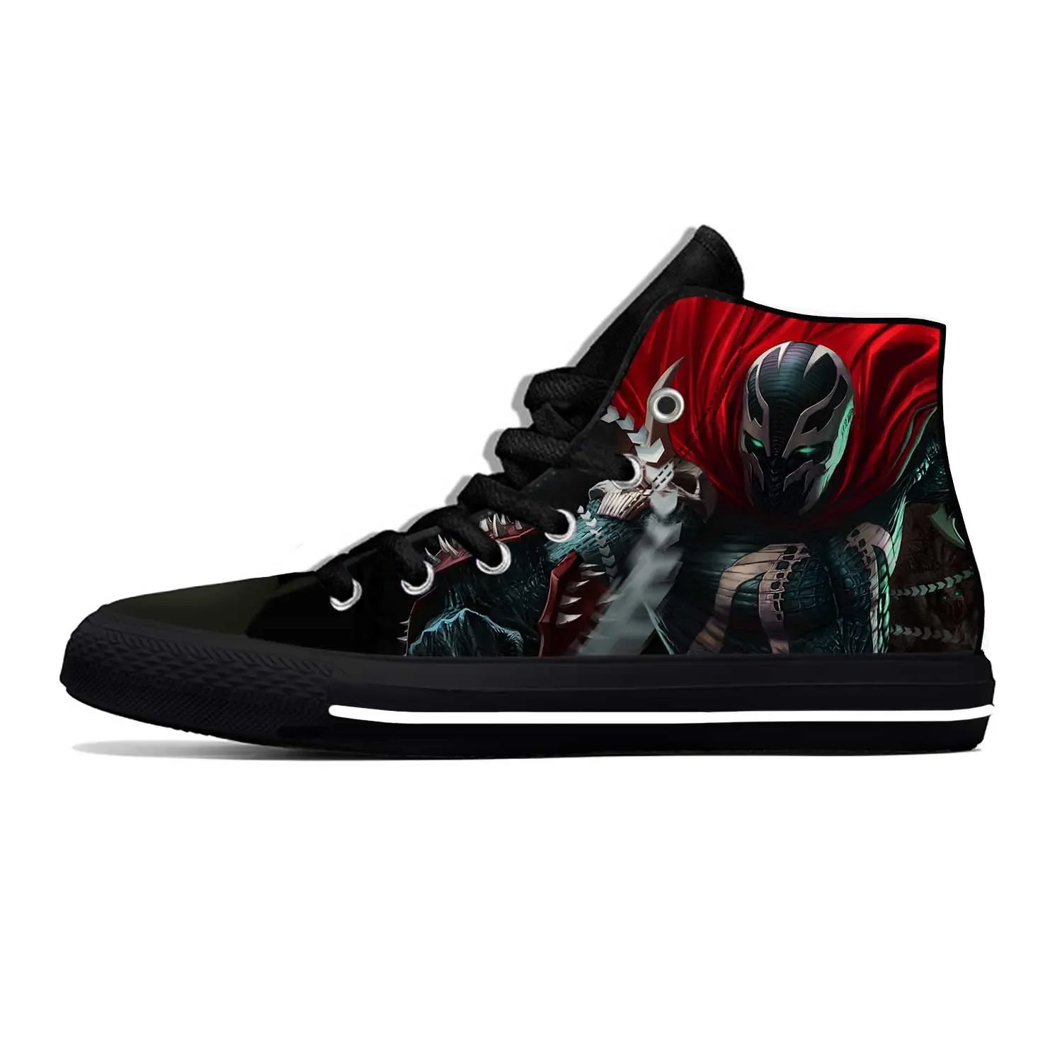 Anime Cartoon Manga Comic Spawn Superhero Fashion Casual Cloth Shoes High Top Lightweight Breathable 3D Print Men Women Sneakers 4