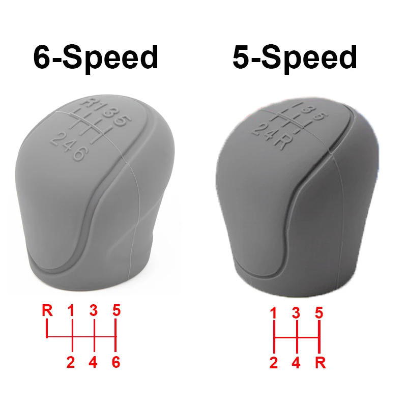 Silicone Non-Slip Gear Shift Knob Cover - Protective Car Interior Accessory