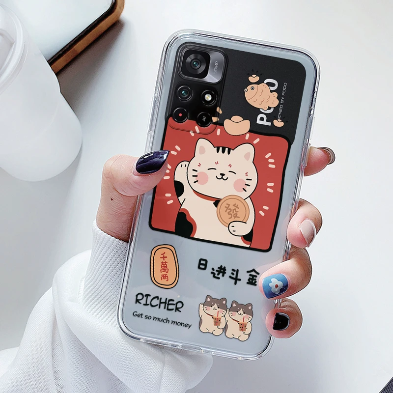 Yimctoie [2 Pezzi Anime Cover per Xiaomi Redmi Note 14 5G 6.67, Custodia con Aesthetic Capybara Motivo Ultra-sottile Morbido TPU Silicone Carine Capibara Antiurto Protettivo Case, Funny