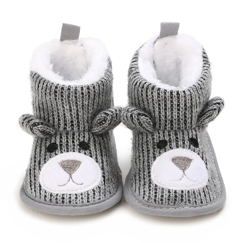 

Baby Winter Boots Infant Toddler Newborn Cute Cartoon Bear Shoes Girls Boys First Walkers Super Keep Warm Snowfield Booties Boot