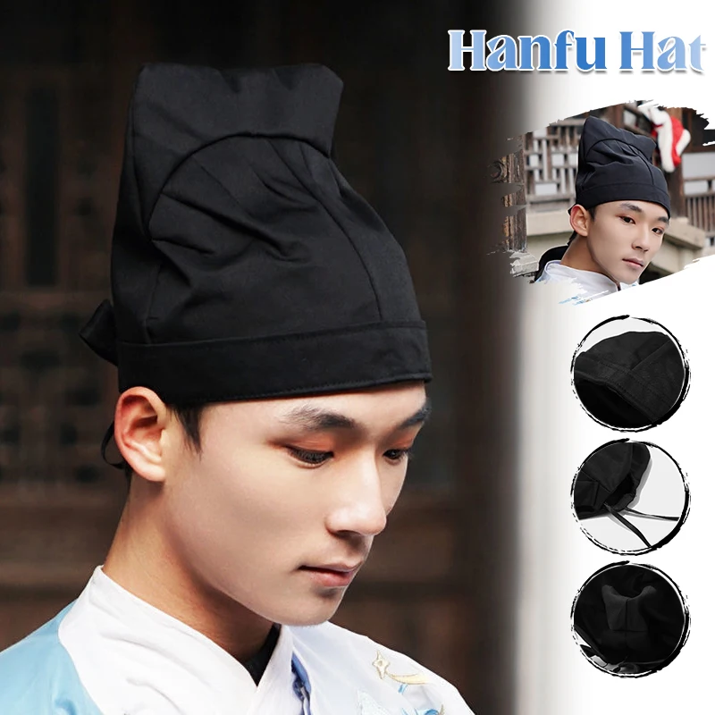 Cosplay Hats Men Ancient Hanfu Hat Chinese Traditional