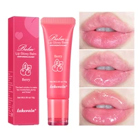 10g Moisturizing Lip Glow Blam Liquid Lip Gel Mask Reduce Lip Line Remove Dead Skin Peach Grape Lip Gloss Lips Care Product 1