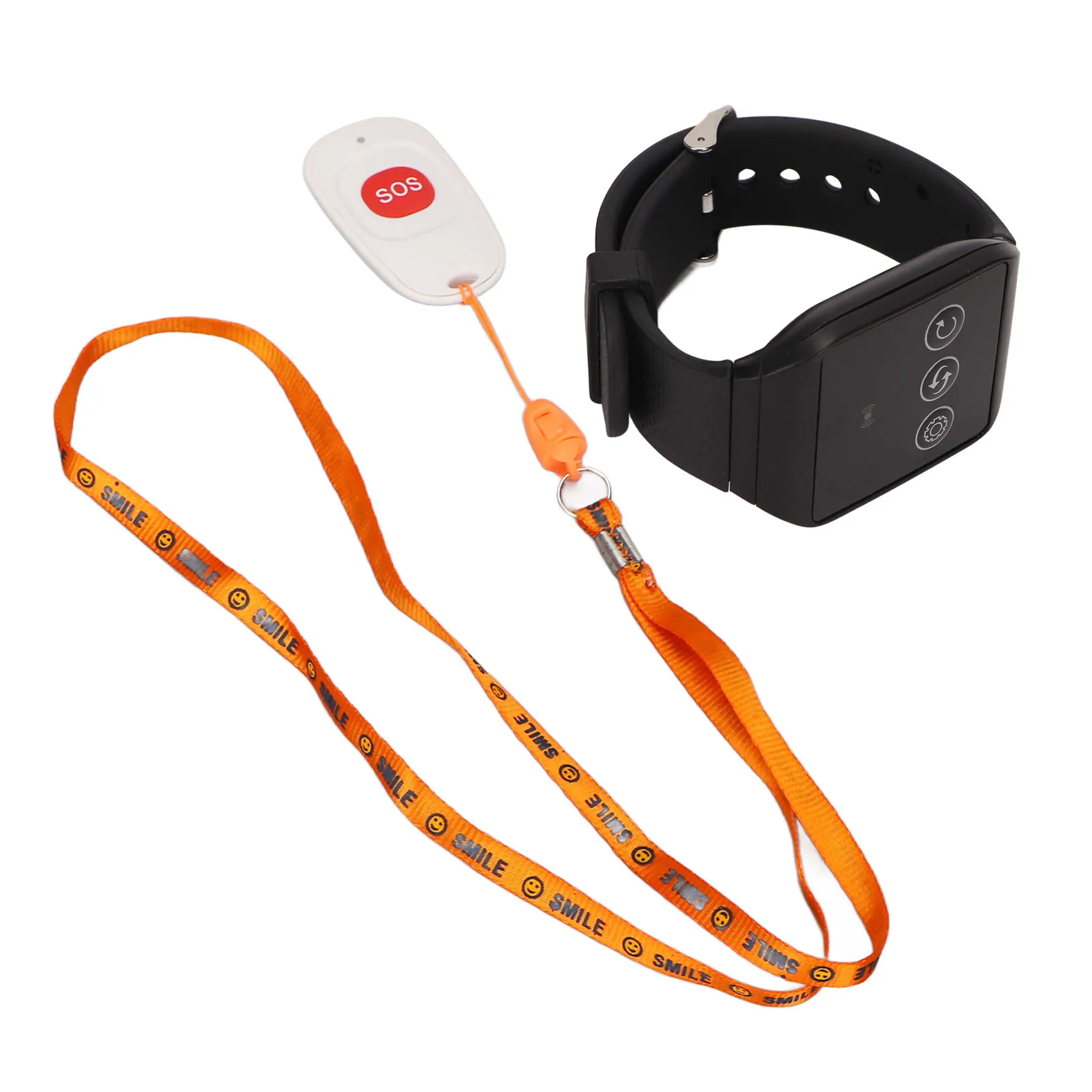 Wireless Calling System Caregiver Pager SOS Wireless Waterproof Stable Signal Vibration Portable Remote Nurse Alert
