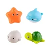 Baby Bath Toy Cute Animals Swimming Water LED Light Up Float Induction Luminous Toys Soft Rubber Kids Play Funny Gifts 5