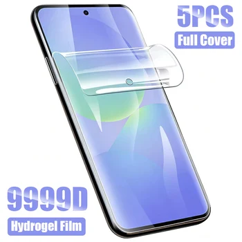 Pellicola idrogel da 5 pezzi per Samsung Galaxy A55 A35 A25 A15 A05S A14 A34 A54 Protezione schermo per Samsung A17 A07 A16 A06 A26 A36 A56