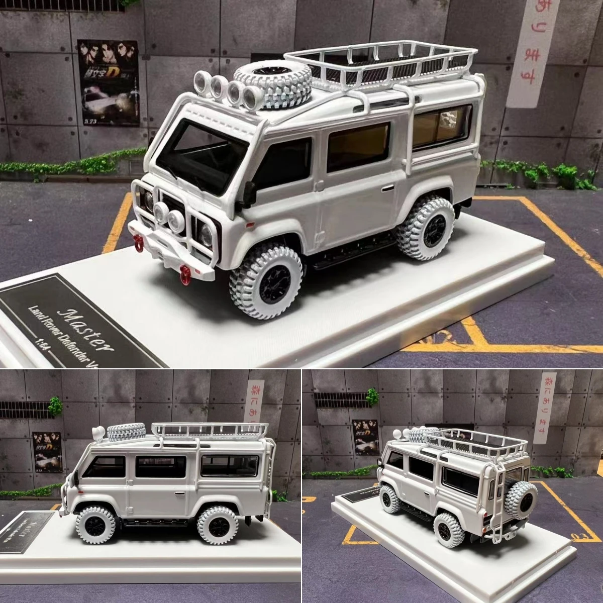 Master 1/64 Land Rover Defender Van Model Car