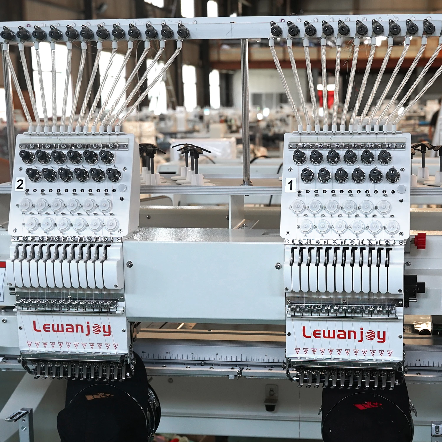 Two Head 15 Needles China Supplier Industrial Computerized Embroidery Sewing Machines HOT Sale In US Similar As Ricoma Zsk Swf