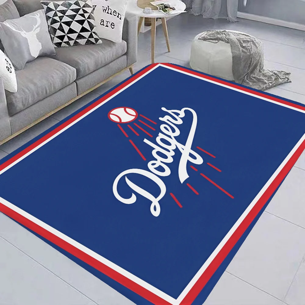 L-a D-Dodgers Baseball Team Entrance Door Mat Nordic Style Bedroom Living Room Doormat Home Balcony Anti-Slip Modern Home Decor 6