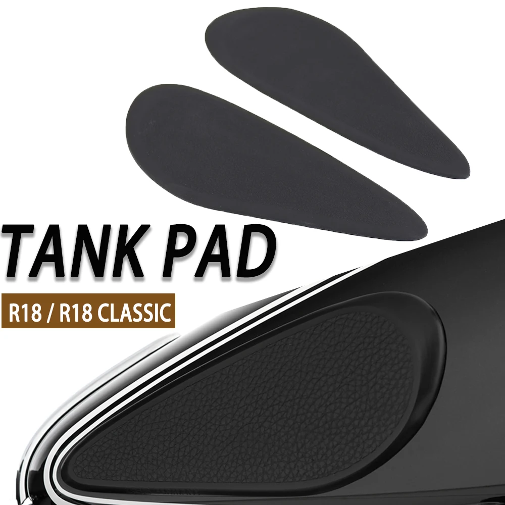 New For R18 Classic Non-slip Black Side Fuel Tank Stickers Waterproof Pad Rubber Sticker For BMW R18 R 18 2020 2021 vansvans vans classic slip on slip on mule vn0004kteo1