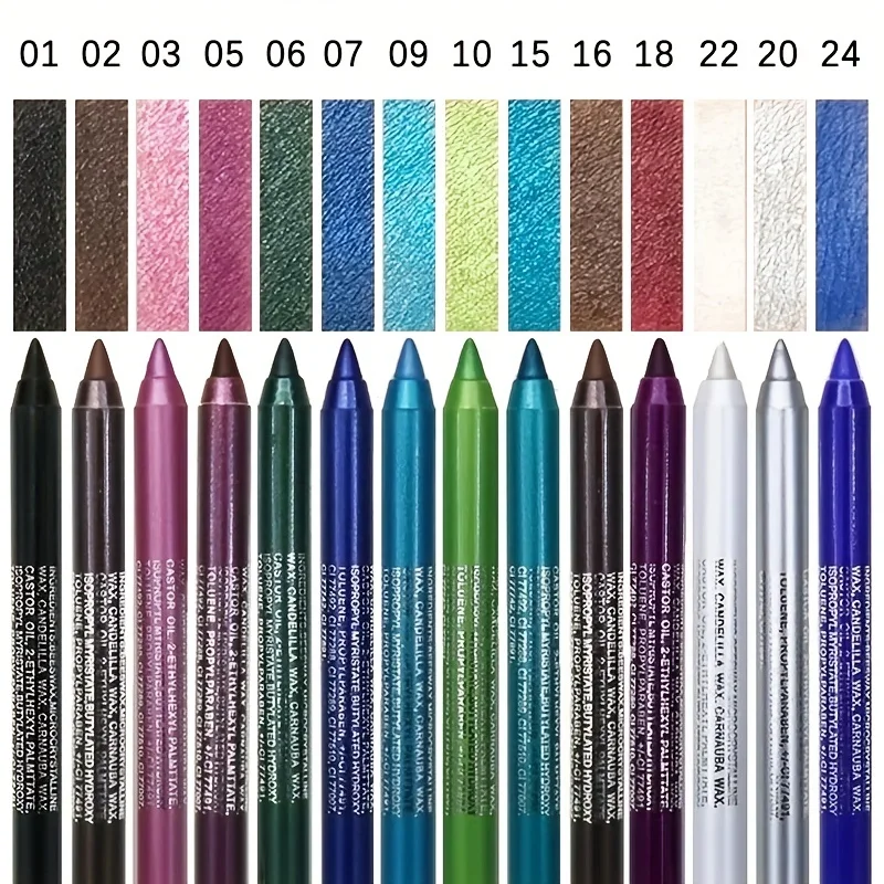 Silkworm Pearlescent Eyeshadow Eyeliner Pen Gel Waterproof High Gloss Color Eyeliner