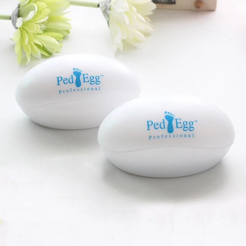 PegEgg Ped Egg Pedicure Foot File, 1-Pack (Colors May Vary)