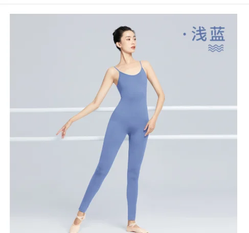 

1pcs/lot woman ballet dancing jumpsuit lady training dancing bodysuit solid