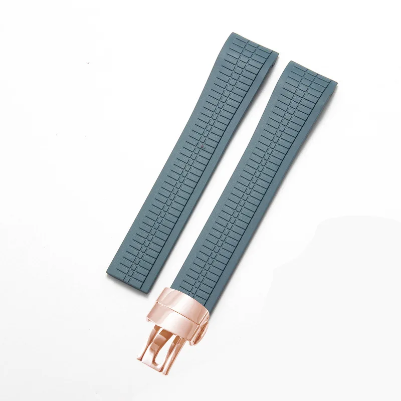 Premium Rubber Watch Strap for Luxury Timepieces – 21mm