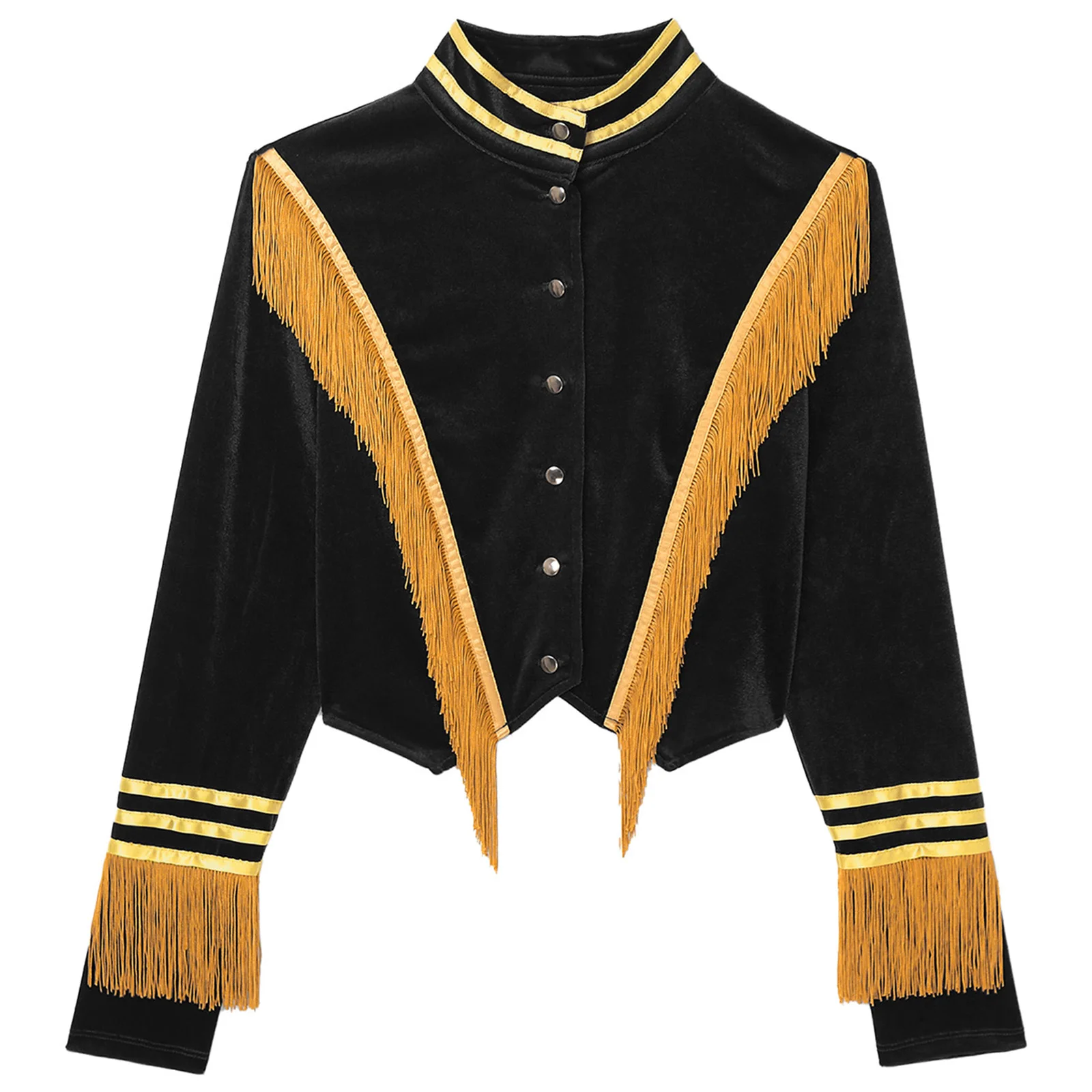 thumbnail image 1 of Disfraz de maestro de ceremonias de circo para mujer adulta de Halloween, chaqueta de terciopelo de manga larga, traje de carnaval de Navidad, festival de cosplay, rave, 1 of 5