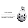 2Pieces 316 Stainless Steel Pulley Single Wheel Lifting Pulley Tools 5