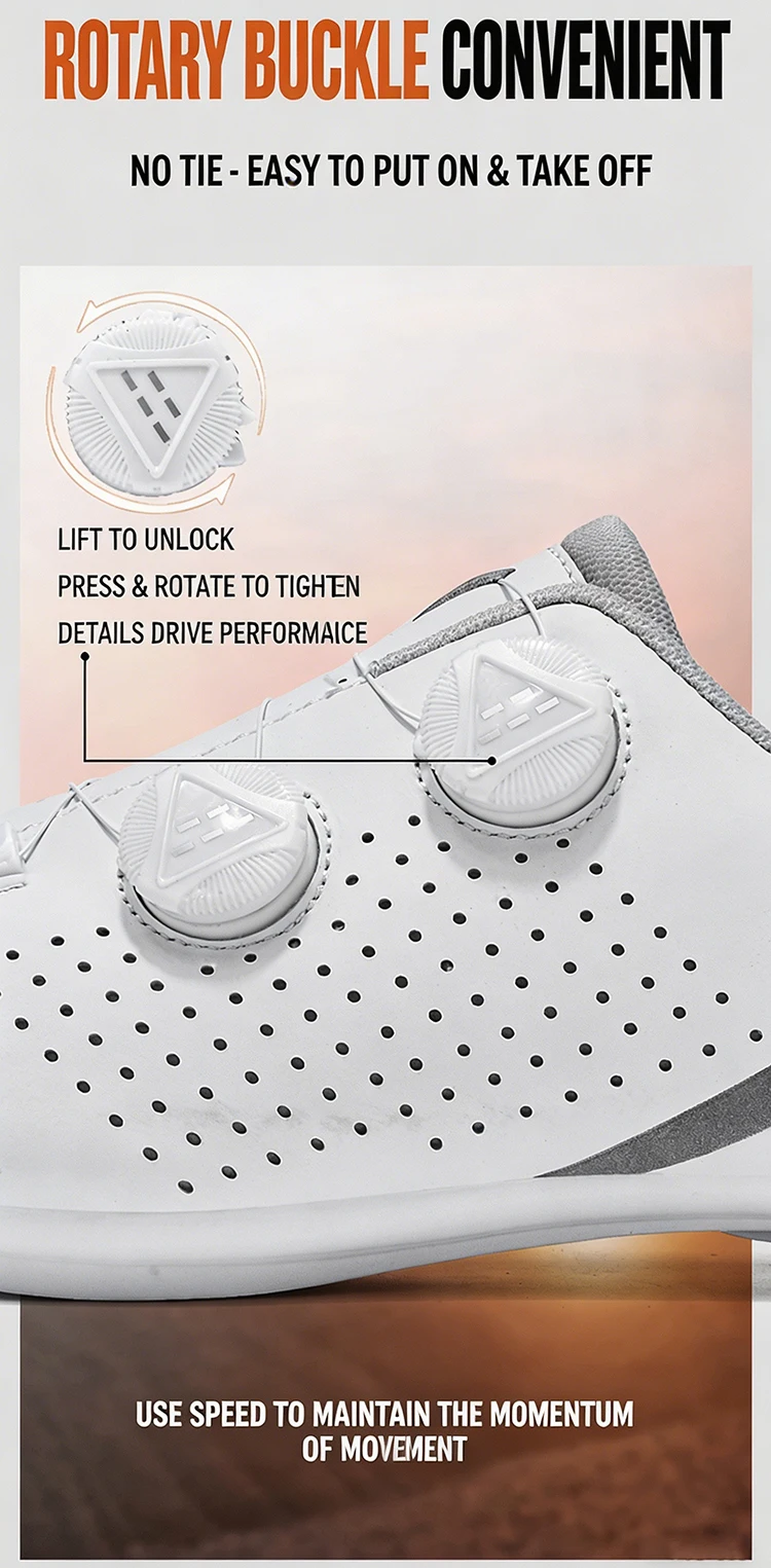 Fahrradschuhe für Herren, professionelle SPD-Rennradschuhe für die Straße, MTB-Mountainbike-Schuhe, lockfreie Fahrradschuhe für Damen – Detail 5