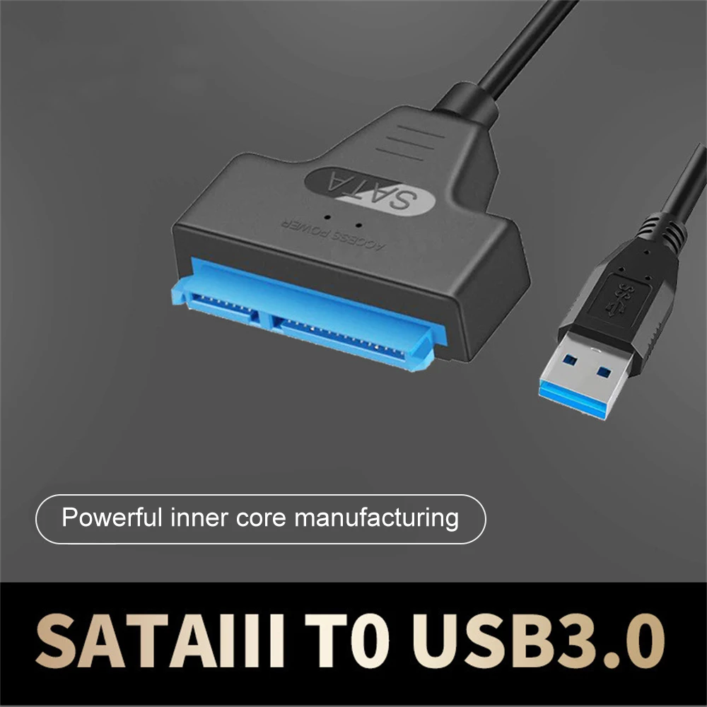 USB 3.0 to Sata Iii ڵ ǻ Ŀ,  2.5 ġ  HDD SSD ϵ ̺, USB 3.0 Sata 3 ̺, 22  