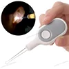 LED Light Earpick Baby Ear Cleaner Endoscope Penlight Spoon Cleaning Ear Curette Light Spoon with Ear Wax Removal Tools 1
