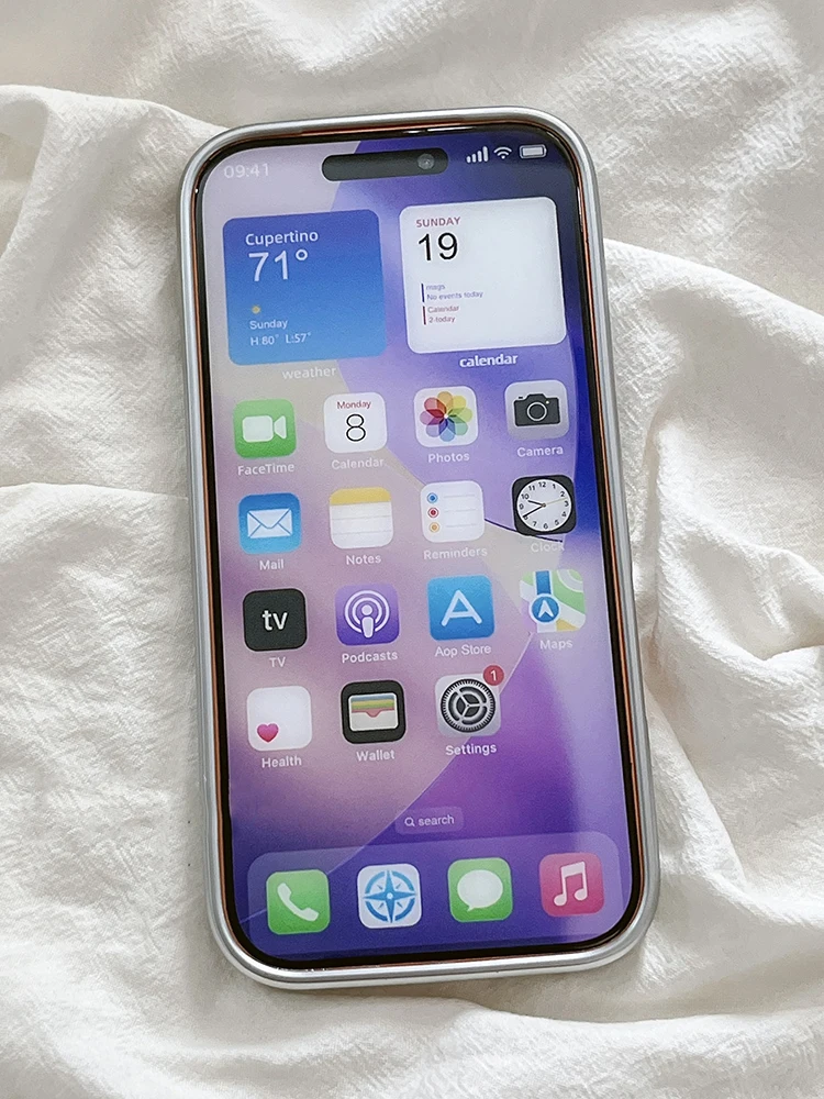 Modische Ölgemälde-Handyhülle mit Niedlicher Katze und Silberner Einfassung für iPhone 17 16 15 14 13 Pro Max, Tropfenkleber-Orange Rückseite – Detail 16