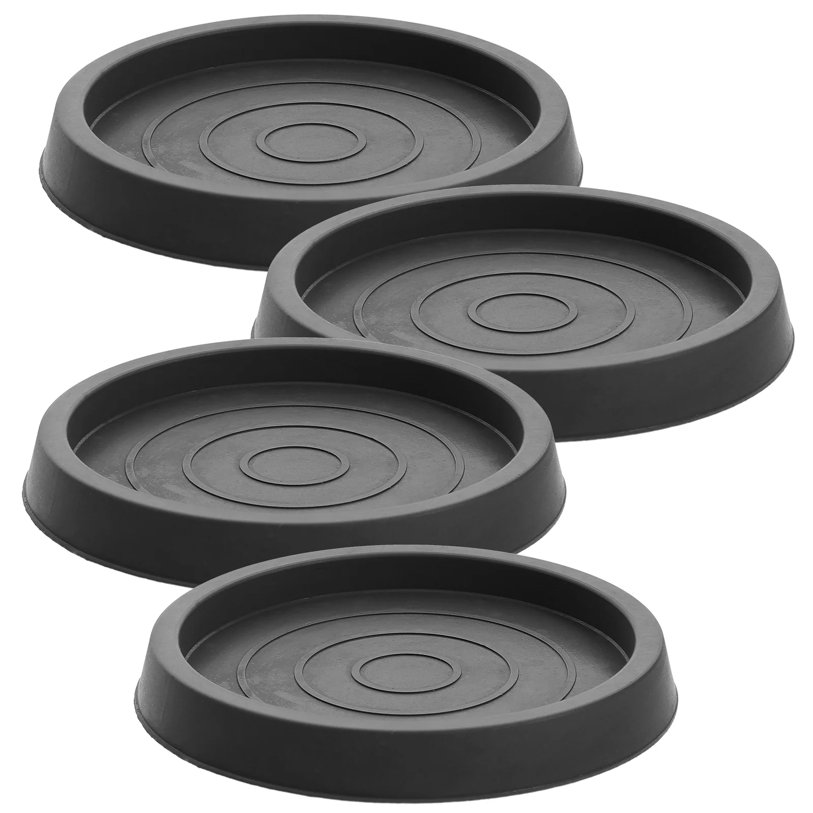 

4pcs Anti-slid Furniture Caster Coaster Cup Rubber Furniture Round Stopper for Daily Use
