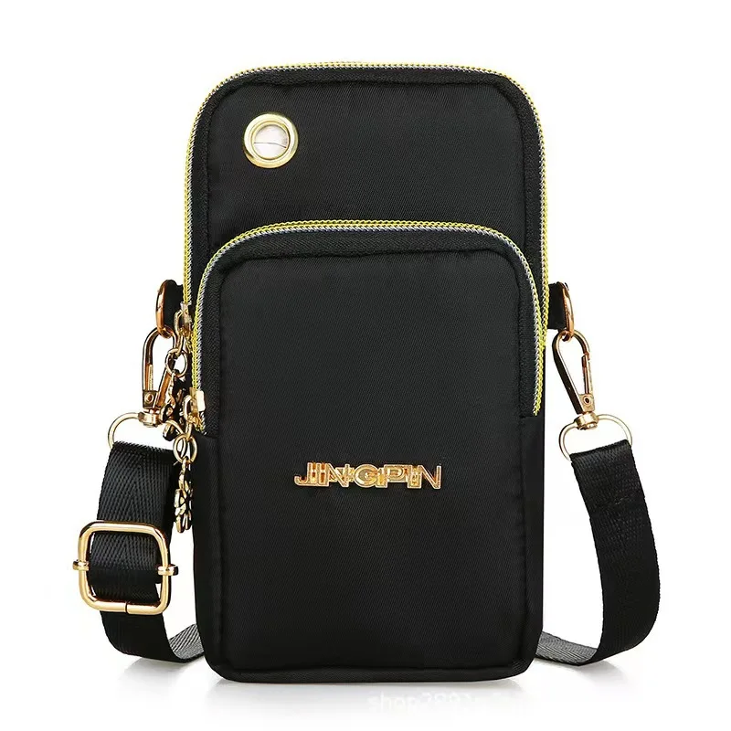 Women Messenger Bag Small Shoulder Bag Diagonal Multi-Function Mobile Phone Outdoor Earphone Pouch Sports