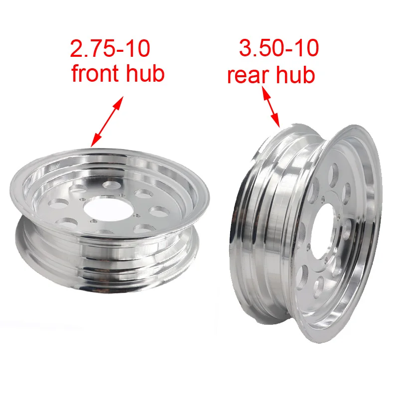 

10inch 2.75-10 front or 3.50-10 rear wheel vacuum rim Aluminium alloy hub For monkey bike motorcycle modified accessories