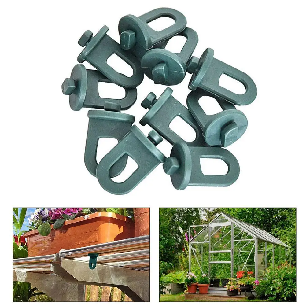 

10/20pcs Crop Hooks Plastic Clasp Greenhouse Clips Garden Accessories Greenhouse Greenhouse ClipGarden DecorationsTools