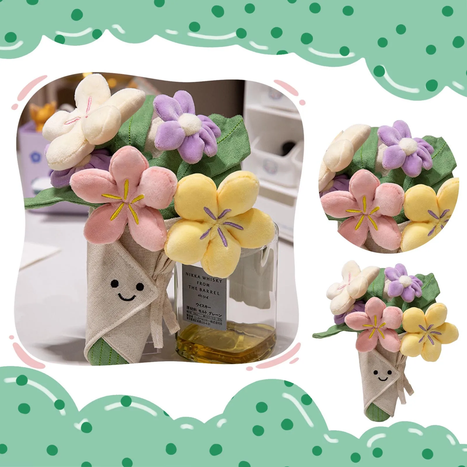 Jellycats Hand Bouquet Plush Doll Valentine's Day Gifts Plush Toy Romantic Wedding Decorations Anniversaries Lovely Gifts