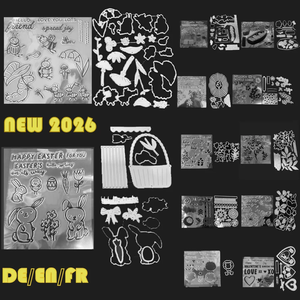 Spring Stamps And Dies 3