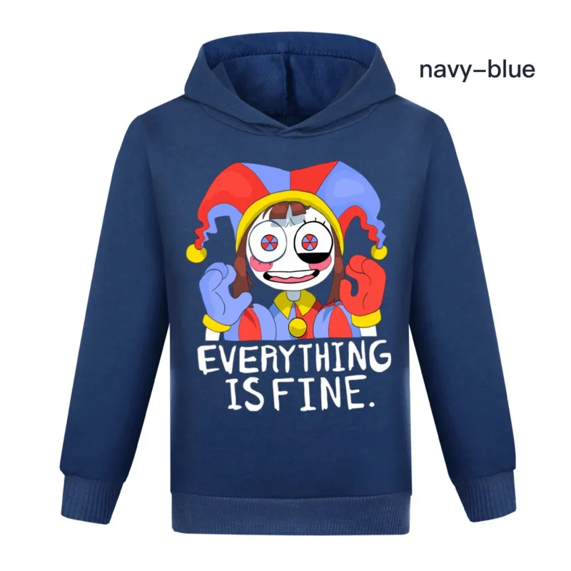 

Kids Cartoon The Amazing Digital Circus Hoodies Cartoon Boys Girls Printed Sweatshirt Children Tops Long-Sleeve Clothes