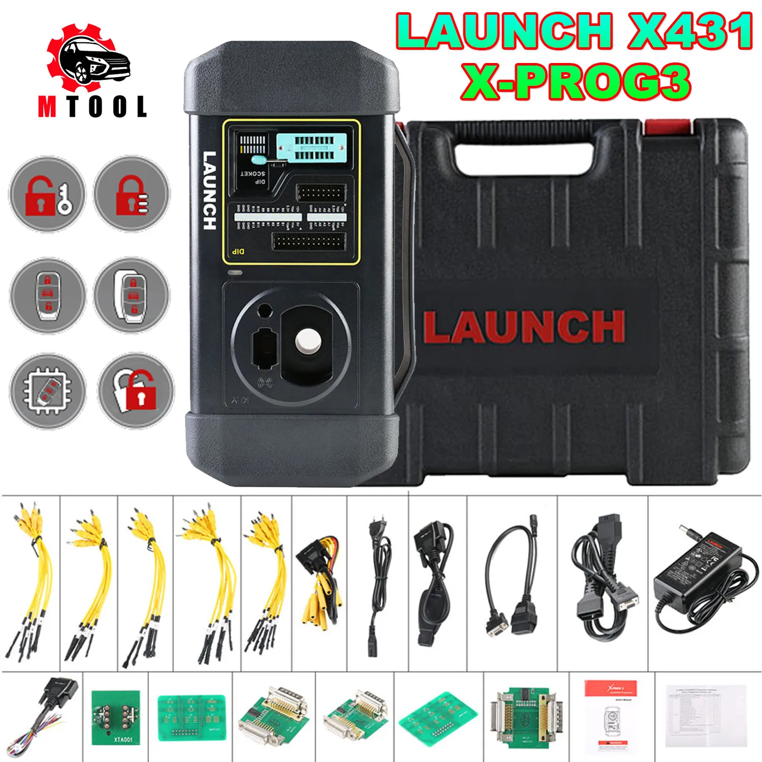Launch X431 X-Prog 3 Key Programming Immobilizer Programmer Key Programmer Tool Per X431 V Pro3S + Pad V Pad Vii Xprog3 Xprog 3