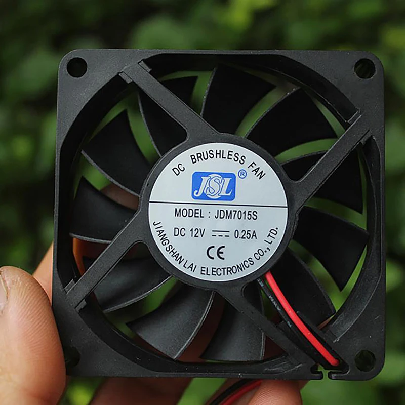 보호 커버가 있는 소형 냉각 선풍기, 초박형 섀시, 컴퓨터 선풍기, DC 12V, 3W
