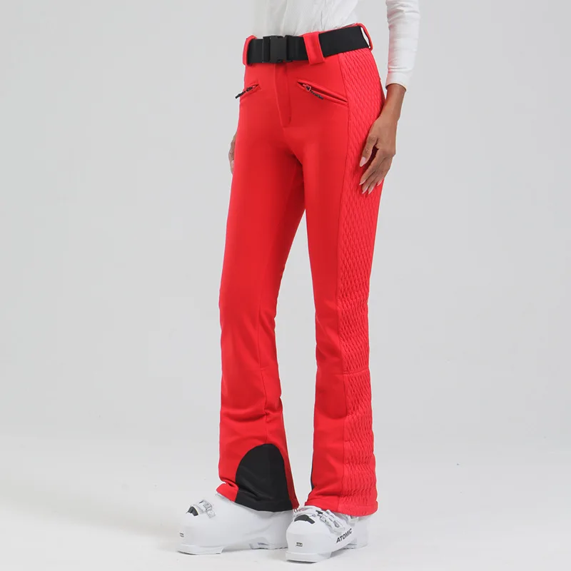 Skiing Pants Women Sport Ski Overall Windproof Waterproof Snow Clothing Mountain Slim Snowboard Wear Outdoor Winter Ski Trousers