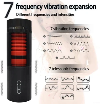 2022 Automatic Male Masturbator Vibration Blowjob Sucking Machine Real Vaginal Suction Pocket Pussy Sex Toys Adult Goods for Men 2