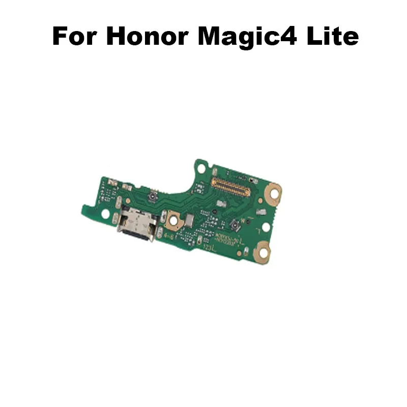 

For Huawei Honor Magic4 Lite USB Charging Port Mic Microphone Dock Connector Board Flex Cable Repair Parts Global Magic 4 Lite