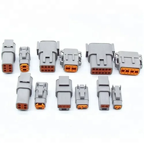 DeutschDT06-12SB-CE06 Deutsch 12 Way Male DT Car Automotive Black Connector DT06-12SB-CE06