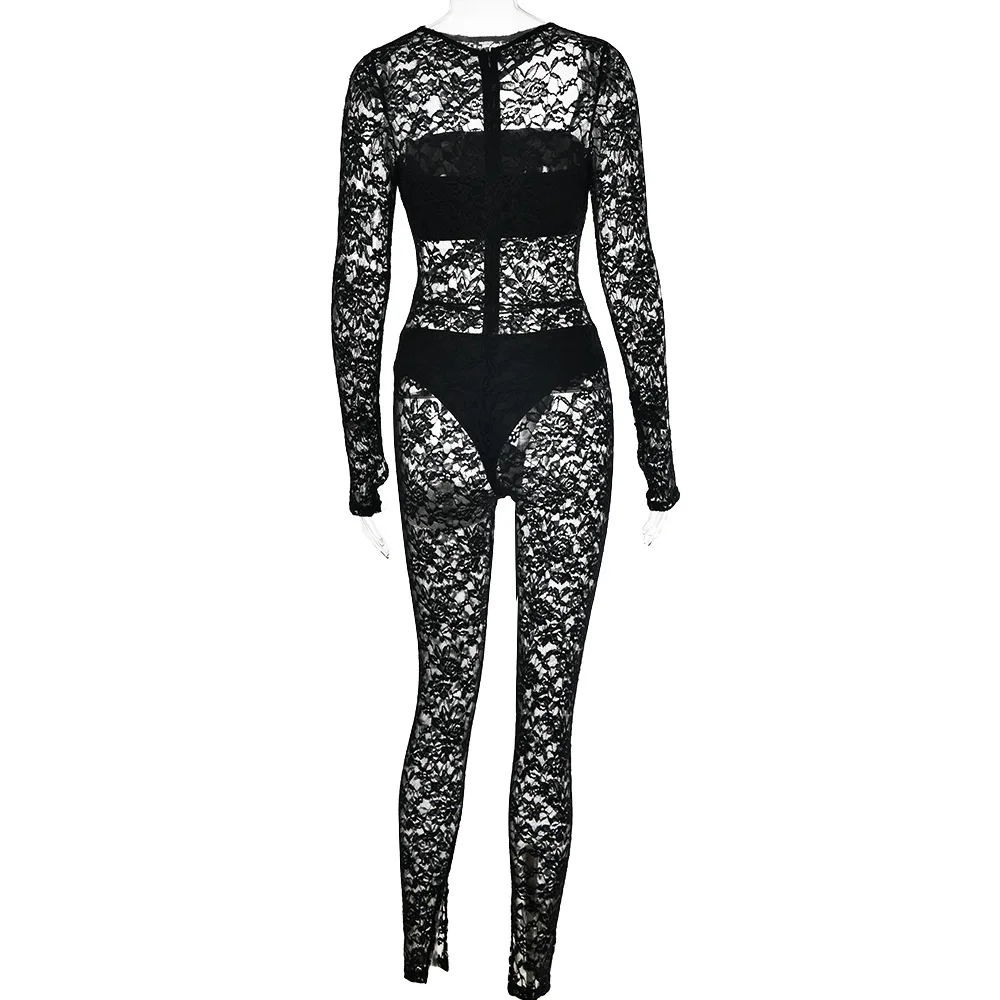 Outono Inverno Sexy Preto Bodysuits Finas Botões Manga Longa Bodysuit  Feminino Camisa Moda Corpo Mujer Macacão-Preto_XL : : Esporte