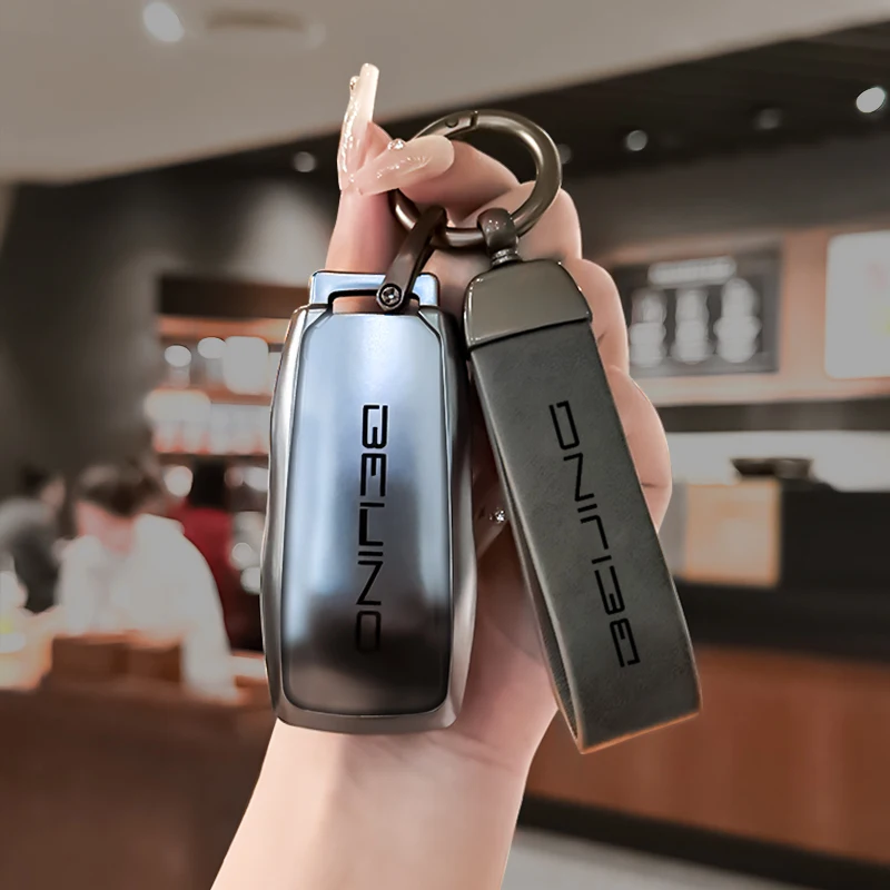 Key Case TPU Car Remote Key Case Fob Cover Holder Shell For Baic Beijing BJ40 PLUS EX5 EU5 EC5 BJ80 U7 X7 Keyless Keychain