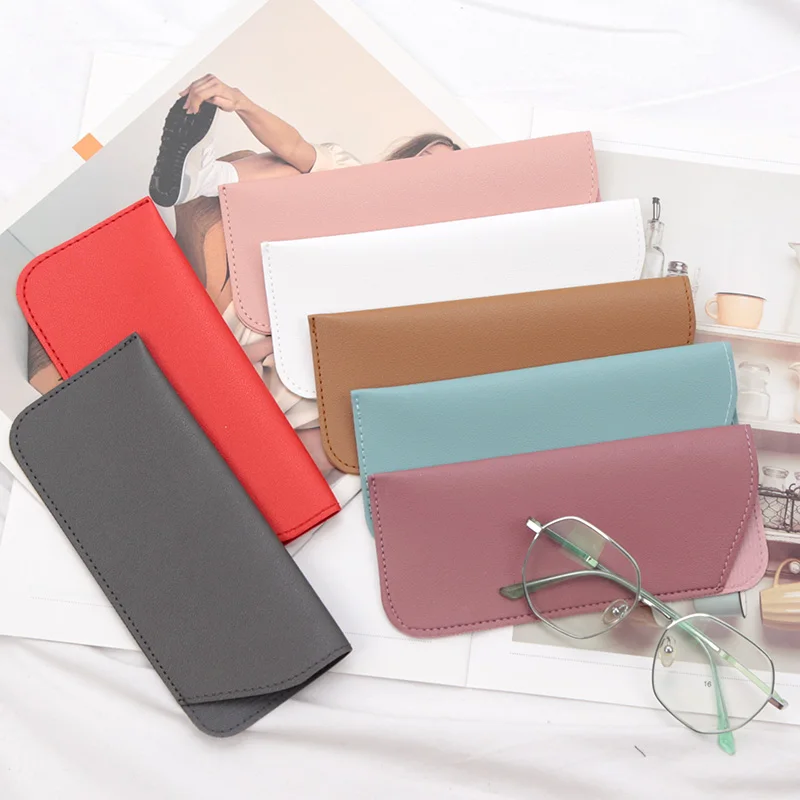 1Pcs Solid Color Glasses Bag Protective Sunglasses Cover Case Box Reading Eyeglasses Pouch Eyewear Protector Case Accessories