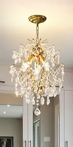 gold crystal chandelier